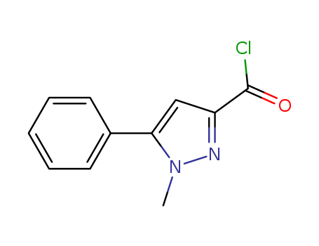1-Methyl-5-phenyl-1H-pyrazole-3-carbonyl chloride 95%