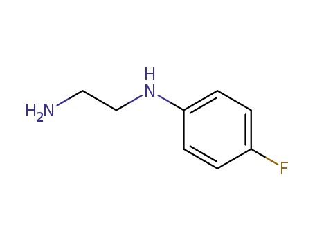 Molecular Structure of 50622-51-0 (N-(4-fluorophenyl)ethylenediamine)