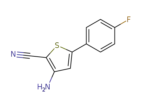 3-Amino-5-(4-fluorophenyl)thiophene-2-carbonitrile
