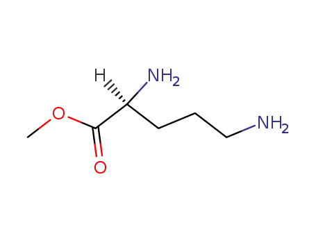 Molecular Structure of 6384-10-7 (Ornithine methyl ester)