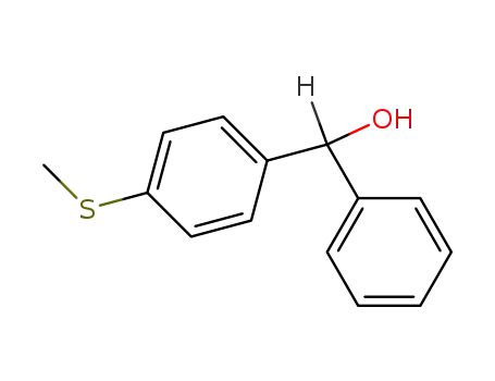 Molecular Structure of 183729-63-7 (4-(METHYLTHIO)BENZHYDROL)