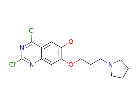 2,4-dichloro-6-methoxy-7-(3-(pyrrolidin-1-yl)propoxy)quinazoline