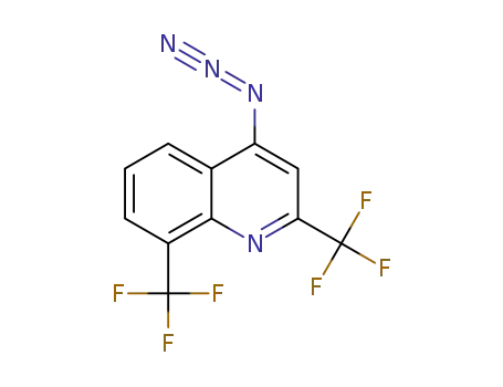 Molecular Structure of 1258291-33-6 (4-azido-2,8-bis(trifluoromethyl)quinoline)
