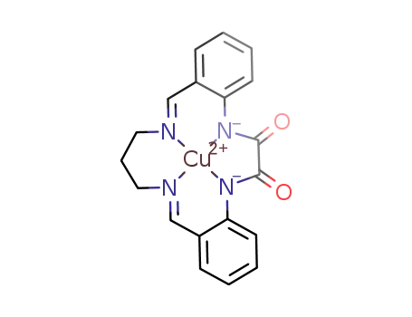 Molecular Structure of 60911-04-8 (Cu(2,3-dioxo-5,6,14,15-dibenzo-1,4,8,12-tetraazacyclo-pentadeca-7,13-dien(-2H)))