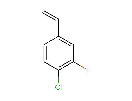 Molecular Structure of 1263414-46-5 (4-Chloro-3-fluorostyrene)