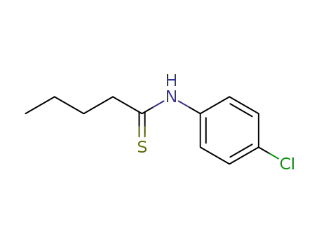 Molecular Structure of 35274-22-7 (thiovaleric acid-(4-chloro-anilide))