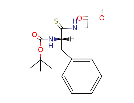 Glycine, N-[(1,1-diMethylethoxy)carbonyl]thio-L-phenylalanyl-, Methyl ester