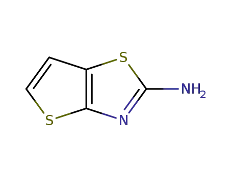 Molecular Structure of 40507-56-0 (thieno[2,3-d]thiazol-2-amine)