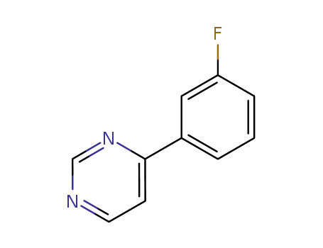 Molecular Structure of 68049-18-3 (4-(3-Fluorophenyl)pyrimidine)