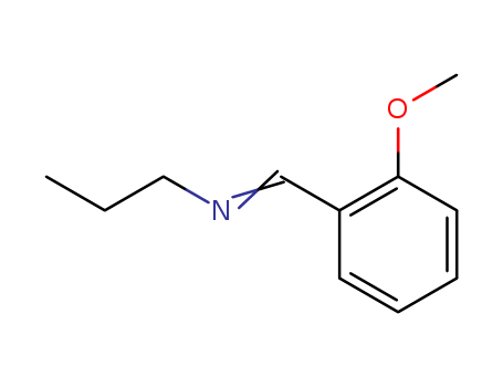 Molecular Structure of 110187-56-9 (1-Propanamine, N-[(2-methoxyphenyl)methylene]-)