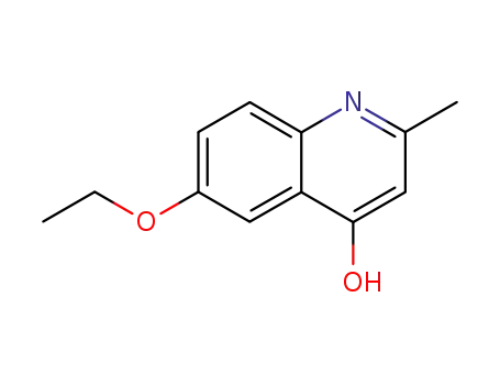 Molecular Structure of 15644-91-4 (6-Ethoxy-2-methyl-4-quinolinol)