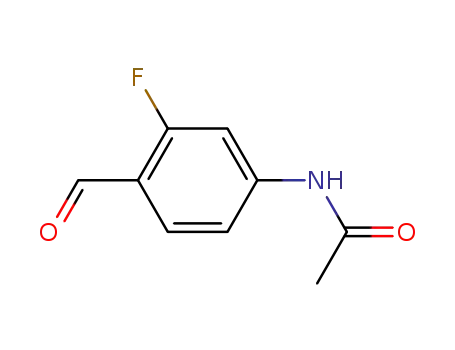 Acetamide,  N-(3-fluoro-4-formylphenyl)-