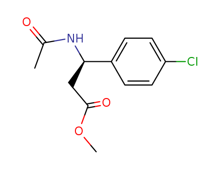Benzenepropanoic acid, b-(acetylamino)-4-chloro-, methylester, (bR)-