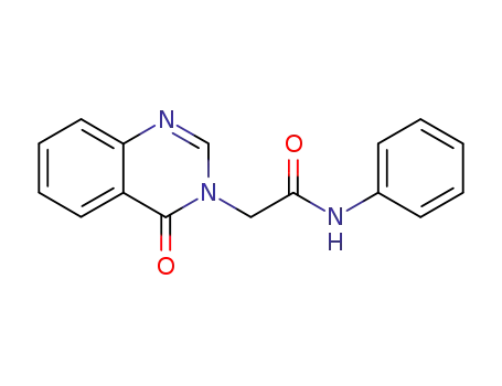 3(4H)-Quinazolineacetamide, 4-oxo-N-phenyl-
