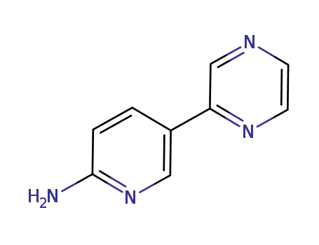 Molecular Structure of 827588-90-9 (2-PyridinaMine,5-pyrazinyl)