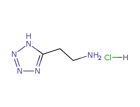 Molecular Structure of 33841-57-5 (2-(5-Tetrazolyl)ethanaMine Hydrochloride)