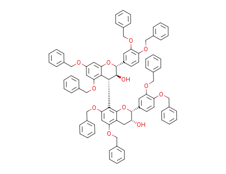 [4,8']-2,3-trans-3,4-trans:2',3'-cis-octa-O-benzyl-(+)-catechin-(-)-epicatechin