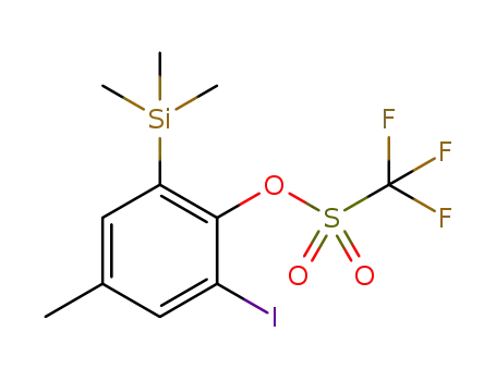2-iodo-4-methyl-6-(trimethylsilyl)phenyl trifluoromethanesulfonate