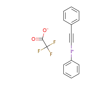 phenyl(phenylethynyl)iodonium 2,2,2-trifluoroacetate