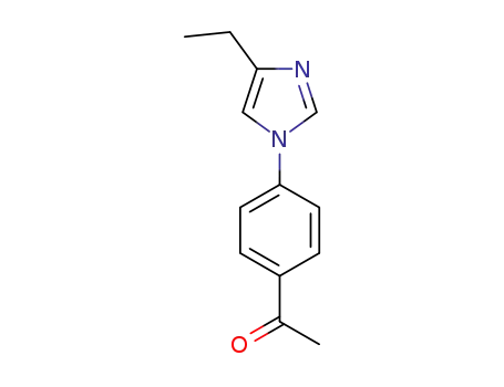 Ethanone, 1-[4-(4-ethyl-1H-imidazol-1-yl)phenyl]- (9CI)