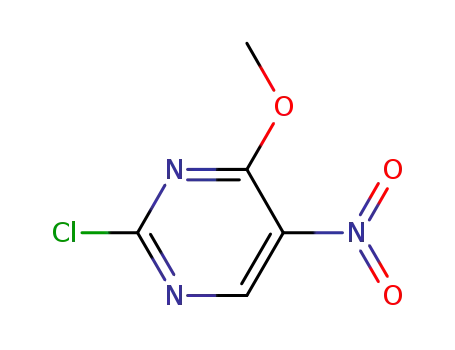 Molecular Structure of 282102-07-2 (2-CHLORO-4-METHOXY-5-NITRO-PYRIMIDINE)