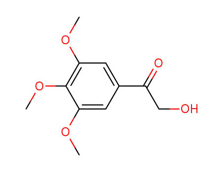 Molecular Structure of 87428-53-3 (Ethanone, 2-hydroxy-1-(3,4,5-trimethoxyphenyl)-)