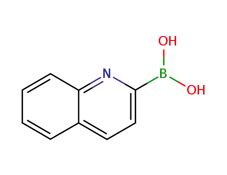 Molecular Structure of 745784-12-7 (2-Quinolinylboronic acid)