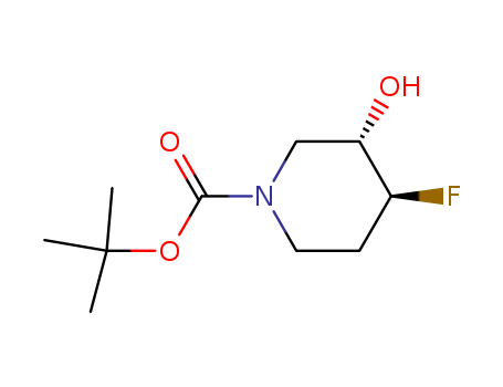 tert-butyl trans-4-fluoro-3-hydroxy-piperidine-1-carboxylate