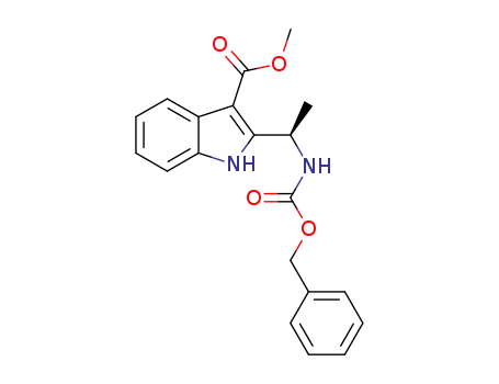 (1'R)-2-[1'-(benzyloxycarbonyl) amino]ethyl-3-methoxycarbonylindole