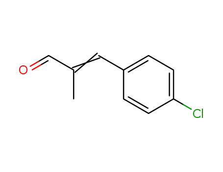 2-Propenal, 3- (4- 클로로 페닐) -2- 메틸-