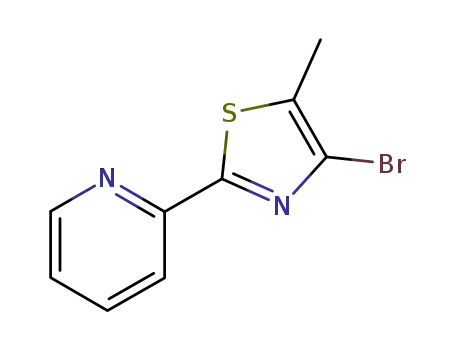 Molecular Structure of 850245-46-4 (Pyridine, 2-(4-bromo-5-methyl-2-thiazolyl)-)