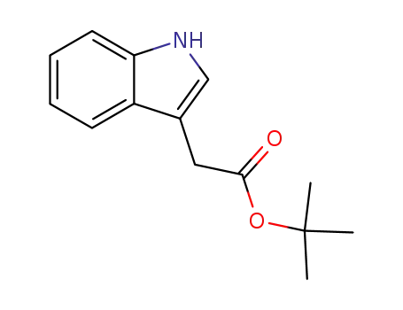 Molecular Structure of 551-41-7 (tert-butyl 1H-indol-3-ylacetate)