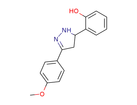 2-[5-(4-methoxy-phenyl)-3,4-dihydro-2<i>H</i>-pyrazol-3-yl]-phenol