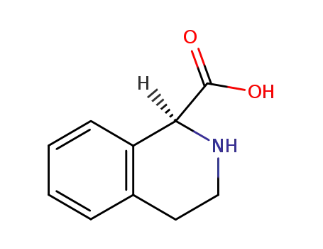 Molecular Structure of 151004-92-1 ((S)-1,2,3,4-TETRAHYDRO-ISOQUINOLINE-1-CARBOXYLIC ACID)