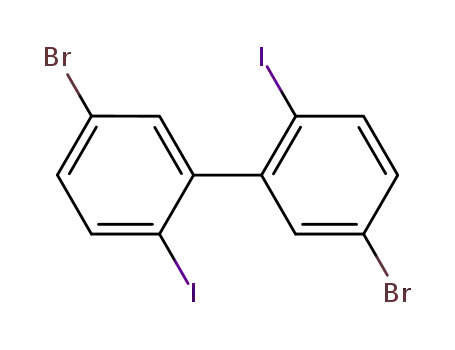 1,1'-Biphenyl, 5,5'-dibromo-2,2'-diiodo-