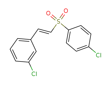 (E)-1-(2-((4-chlorophenyl)sulfonyl)vinyl)-3-chlorobenzene