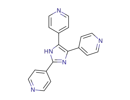 Molecular Structure of 23974-93-8 (2,4,5-tris(4-pyridinyl)imidazole)