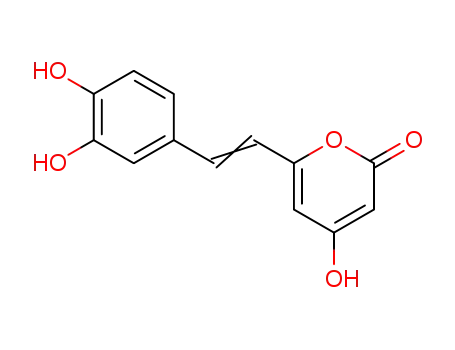 2H-Pyran-2-one, 6-[2-(3,4-dihydroxyphenyl)ethenyl]-4-hydroxy-