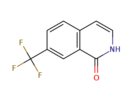 Molecular Structure of 410086-28-1 (7-(Trifluoromethyl)isoquinolin-1(2H)-one)
