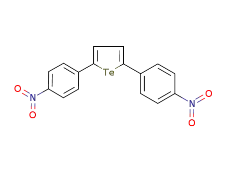 Molecular Structure of 1200687-99-5 (2,5-bis(4-nitrophenyl)tellurophene)