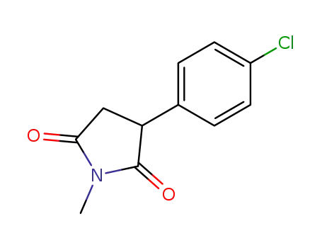 Molecular Structure of 1628-20-2 (3-(4-chlorophenyl)-1-methylpyrrolidine-2,5-dione)