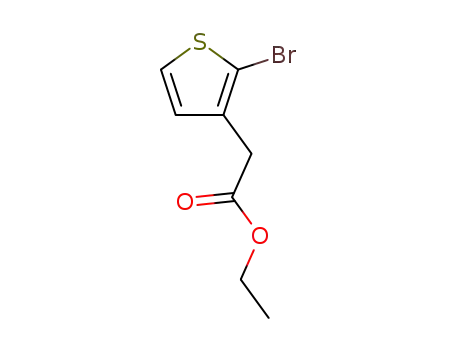 Molecular Structure of 720662-89-5 (3-Thiopheneacetic acid, 2-bromo-, ethyl ester)