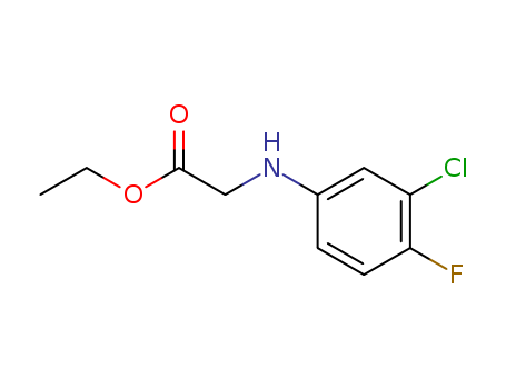 Ethyl 2-(3-chloro-4-fluoroanilino)acetate