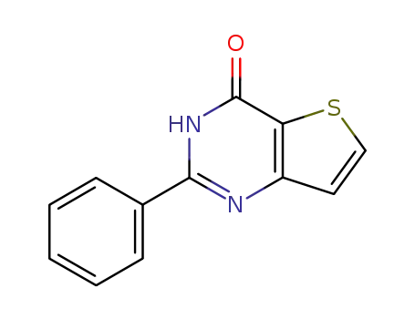Molecular Structure of 18678-14-3 (2-PHENYLTHIENO[3,2-D]PYRIMIDIN-4-OL)