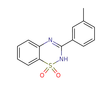 3-(m-tolyl)-2H-benzo[e][1,2,4]thiadiazine 1,1-dioxide