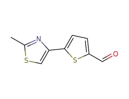 5-(2-Methyl-1,3-thiazol-4-yl)thiophene-2-carboxaldehyde