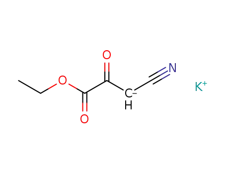 Molecular Structure of 728897-00-5 (POTASSIUM, (Z)-2-CYANO-1-ETHOXYCARBONYL-ETHENOLATE)