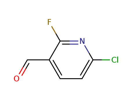 6-chloro-2-fluoro-pyridine-3-carbaldehyde