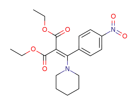 diethyl 2-[4-nitrophenyl(piperidin-1-yl)methylene]malonate