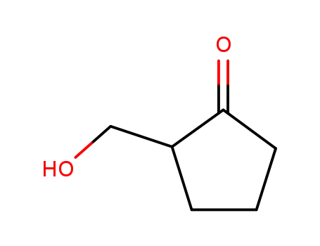 Molecular Structure of 20618-42-2 (2-(hydroxyMethyl)cyclopentanone)